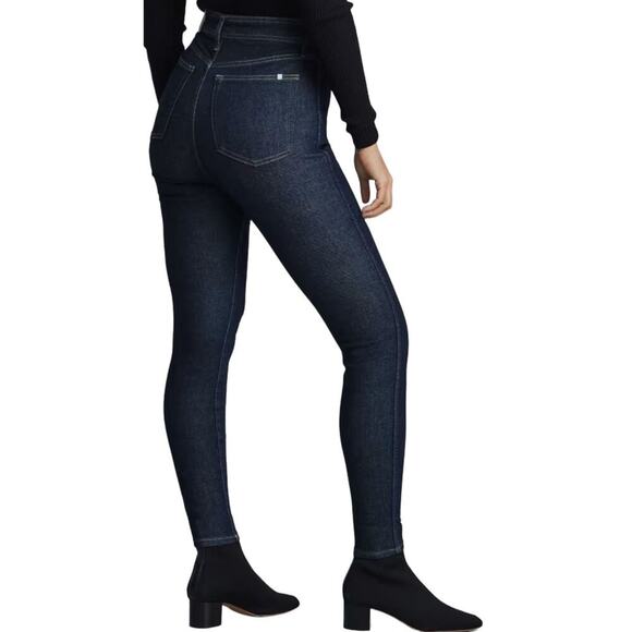 EVERLANE The Way High Clean Front Skinny Jeans Dark Indigo Women's Size 27 - Picture 12 of 12